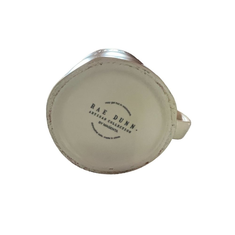 Rae Dunn MEDITATE Mug Ceramic White with Black Lettering - Picture 12 of 12